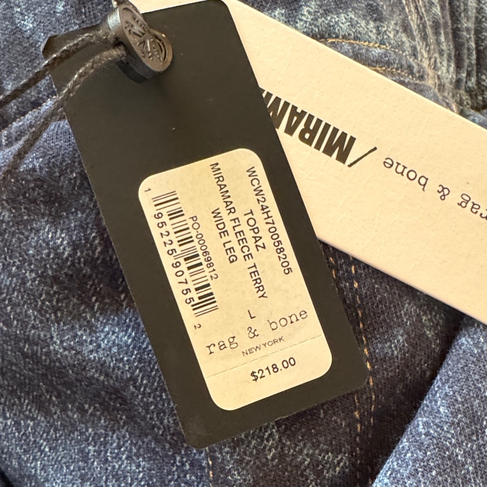 rag & bone Blue Flare & Wide Leg Jeans - Picture 5 of 5
